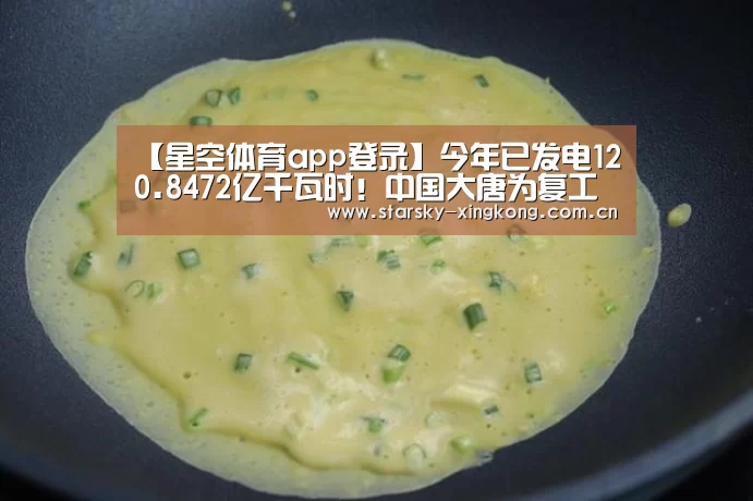 【星空体育app登录】今年已发电120.8472亿千瓦时！中国大唐为复工复产提供清洁能源